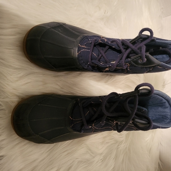 Sperry Rubber Boots Kids Size 2 - Picture 3 of 5